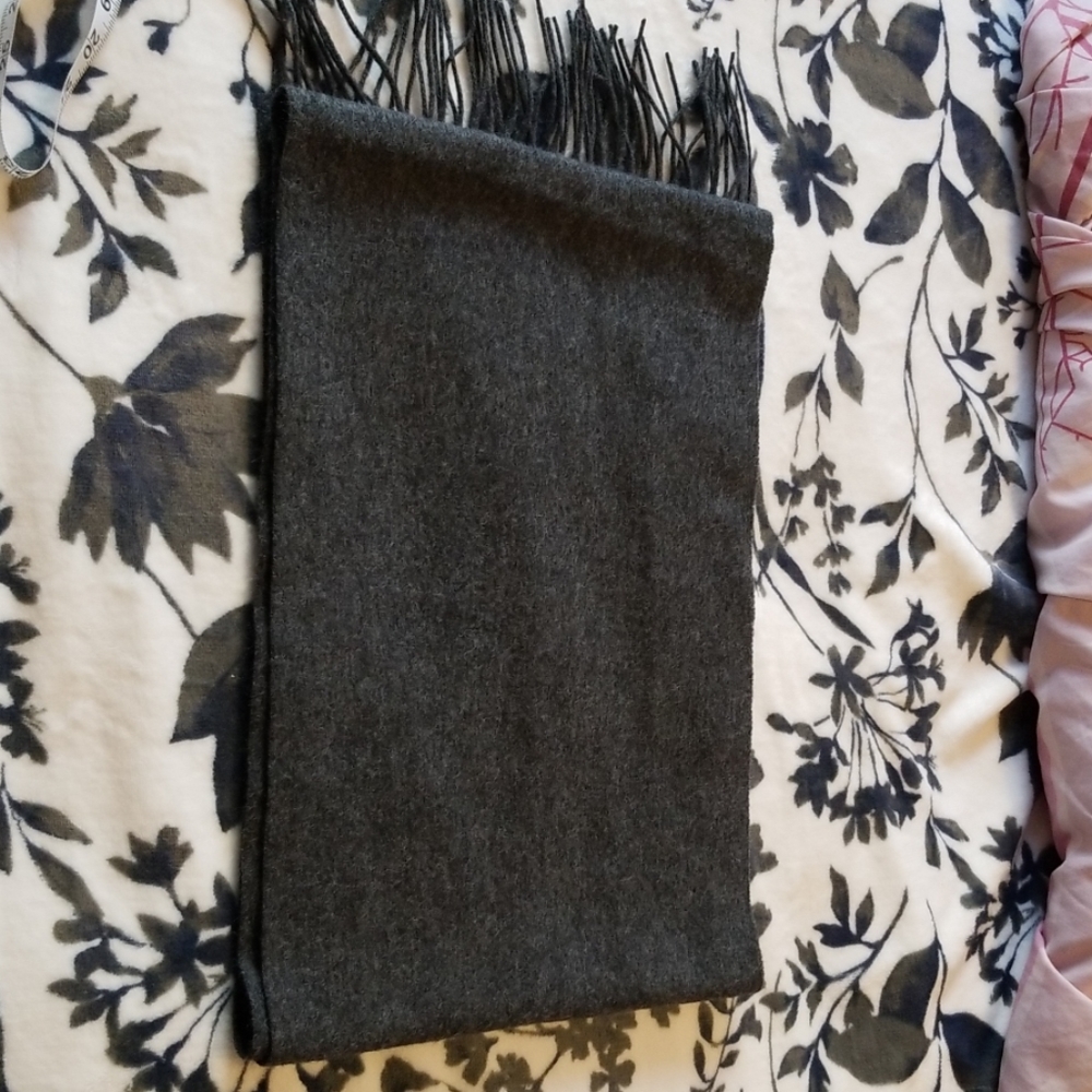 Grey Wool Scarf from H and M